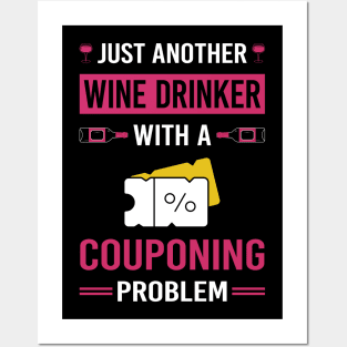 Wine Drinker Couponing Coupon Coupons Couponer Posters and Art